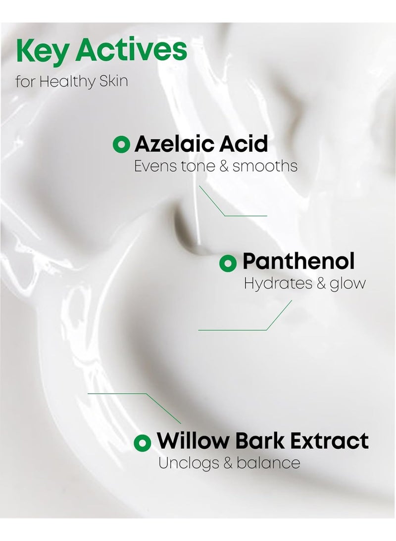 NINELESS A-Control Azelaic Acid Cream – Korean Blemish Clear Moisturizer for Face - Acne-Fighting & Hydrating for Clearer Skin - Blemish Relief, Soothing Recovery, 1.69oz. - Image 3